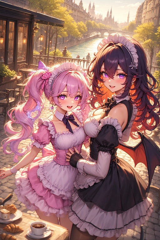 パリのカフェで