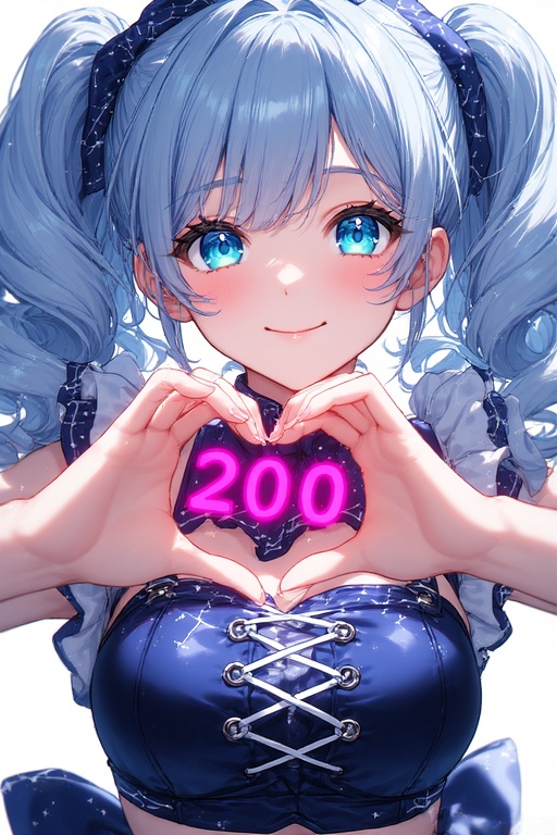 【#AIイラスト】Xで【@shinsi_ai】がフォロワー200人達成。記念イラストと差分。