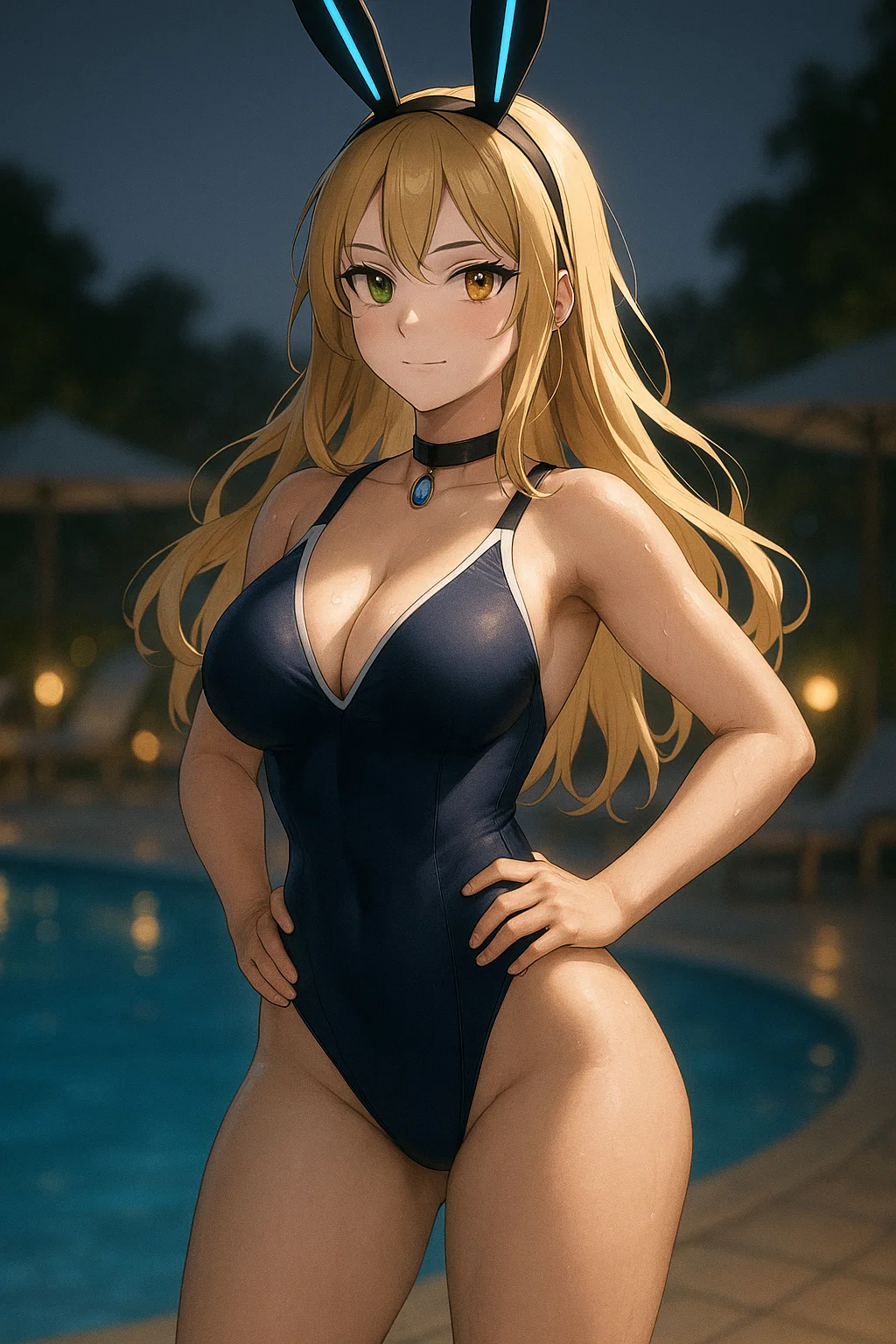 【#AIイラスト】あぶない水着【SORA】