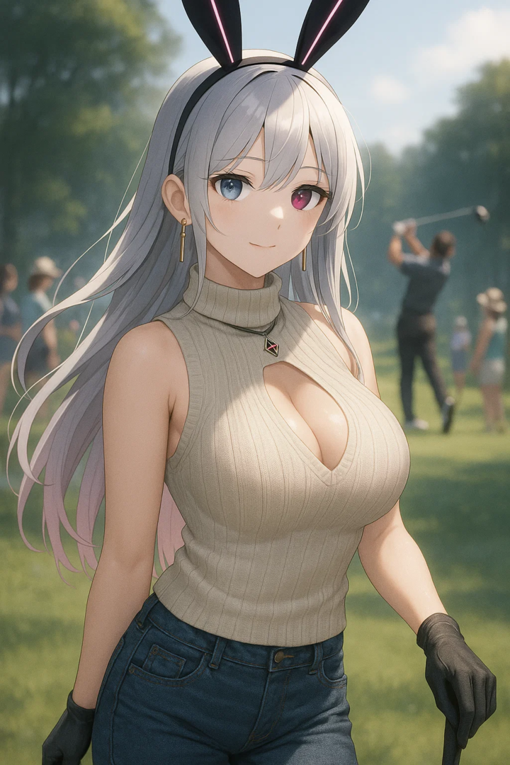 【#AIイラスト】ナイスバーディ!ナイスバディ!!【ゴルフと美女】 19 image 22