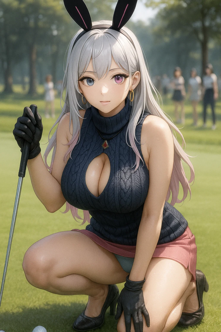 【#AIイラスト】ナイスバーディ!ナイスバディ!!【ゴルフと美女】 15 image 23