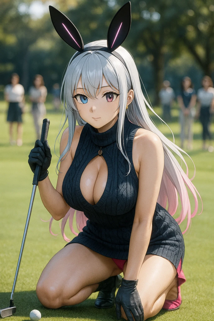 【#AIイラスト】ナイスバーディ!ナイスバディ!!【ゴルフと美女】 16 image 25