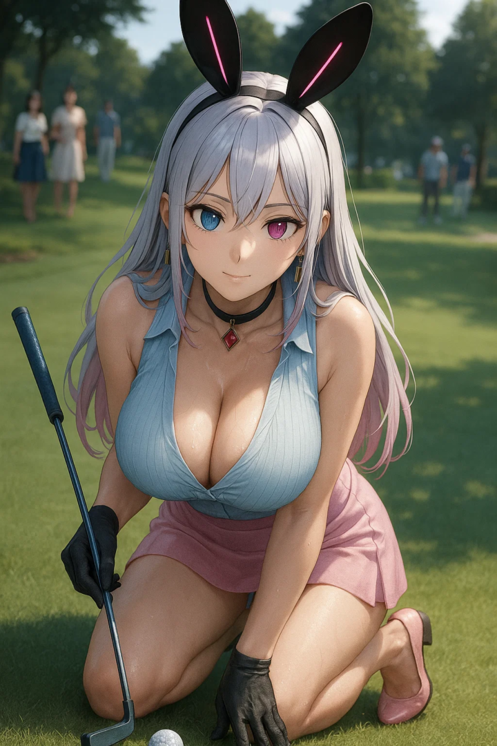【#AIイラスト】ナイスバーディ!ナイスバディ!!【ゴルフと美女】 52 image 40