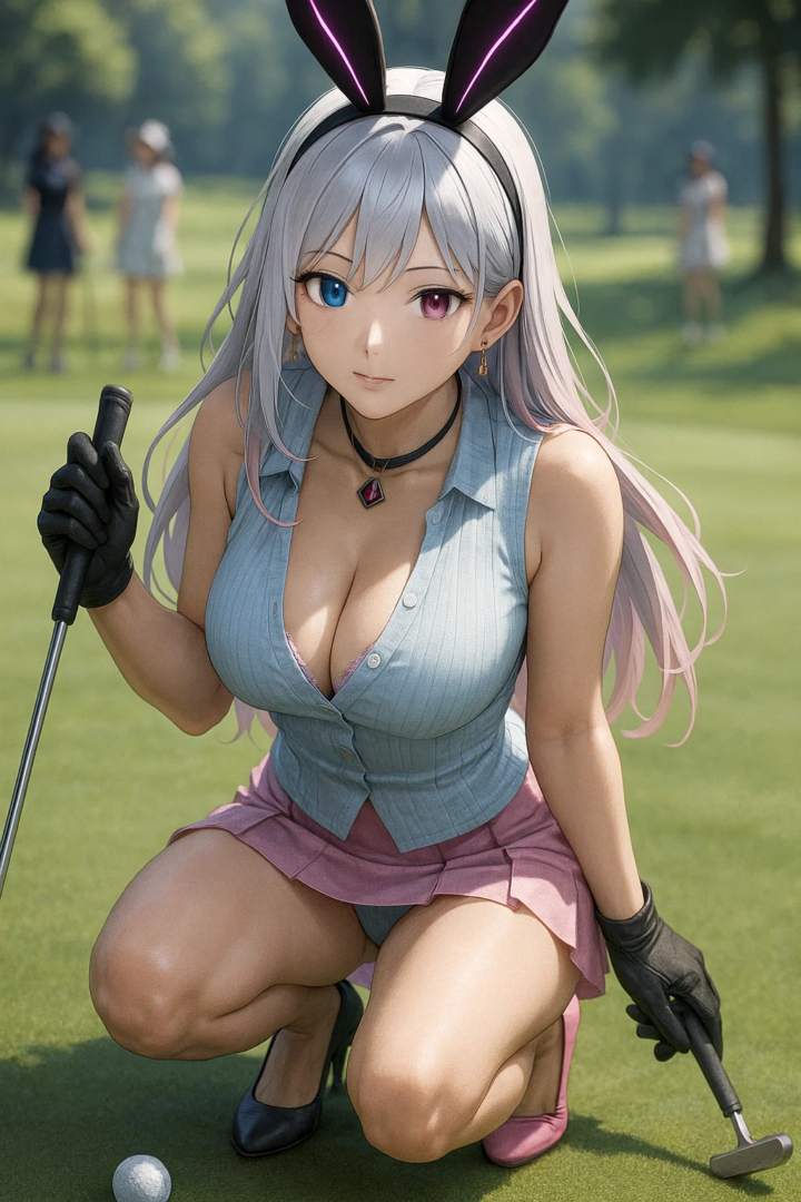 【#AIイラスト】ナイスバーディ!ナイスバディ!!【ゴルフと美女】 59 image 44