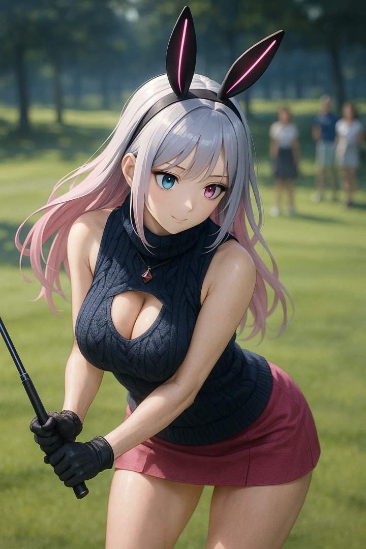 【#AIイラスト】ナイスバーディ!ナイスバディ!!【ゴルフと美女】 78 image 72