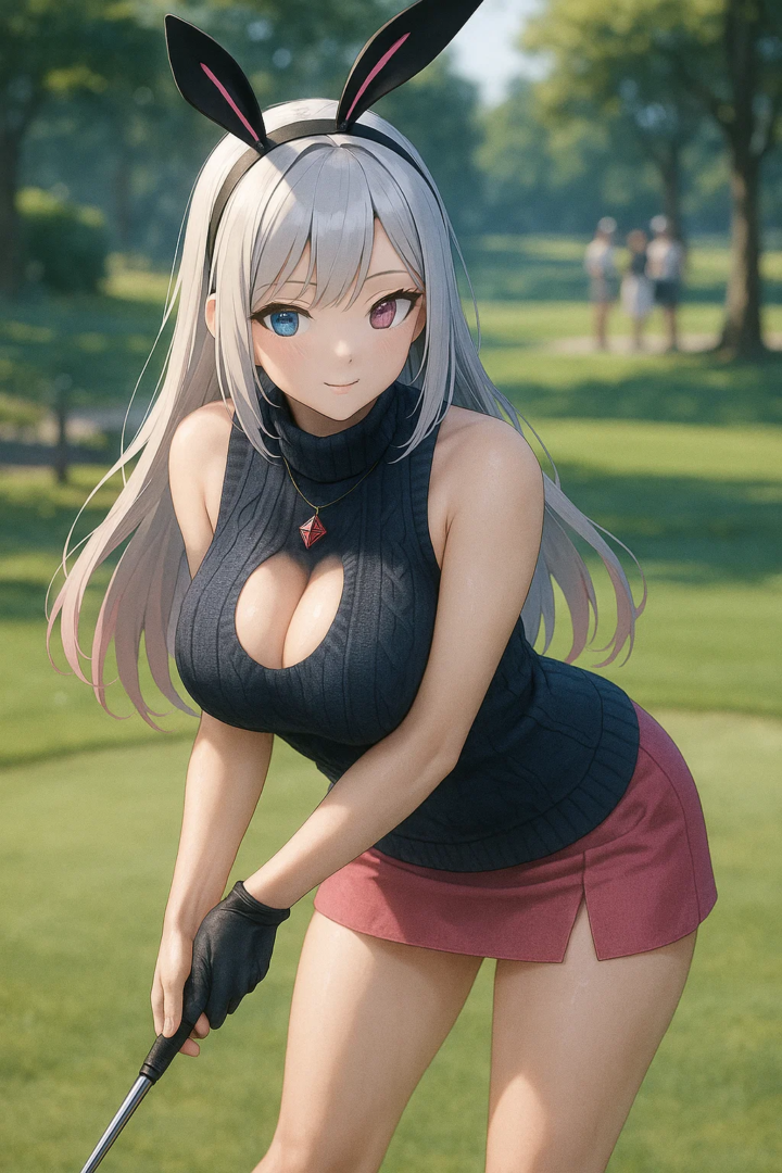 【#AIイラスト】ナイスバーディ!ナイスバディ!!【ゴルフと美女】 81 image 75