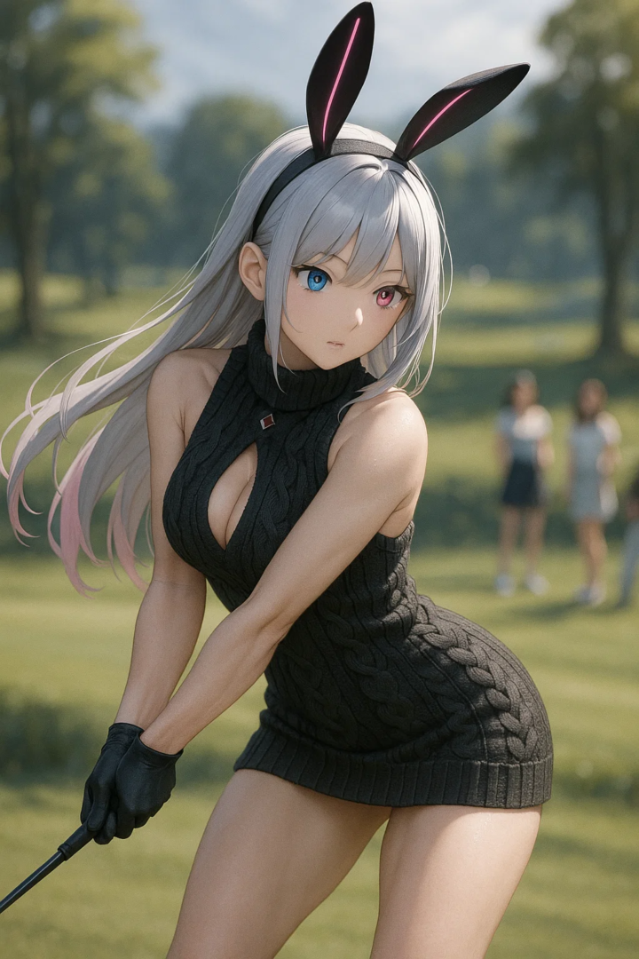 【#AIイラスト】ナイスバーディ!ナイスバディ!!【ゴルフと美女】 85 image 78