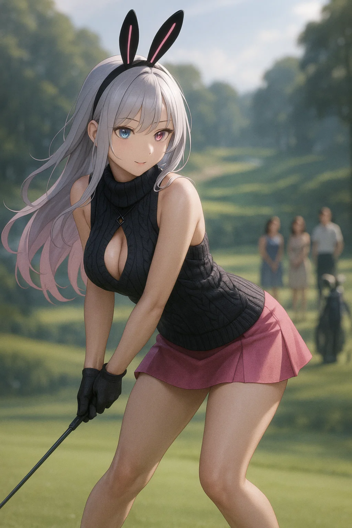 【#AIイラスト】ナイスバーディ!ナイスバディ!!【ゴルフと美女】 86 image 79