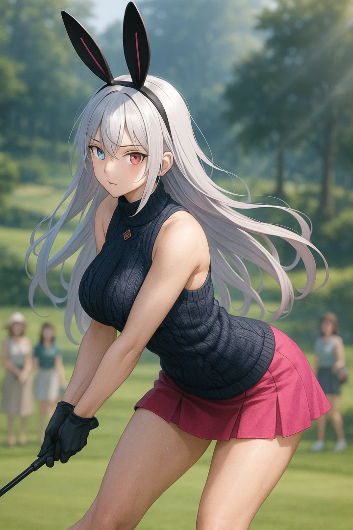 【#AIイラスト】ナイスバーディ!ナイスバディ!!【ゴルフと美女】 43 image 81