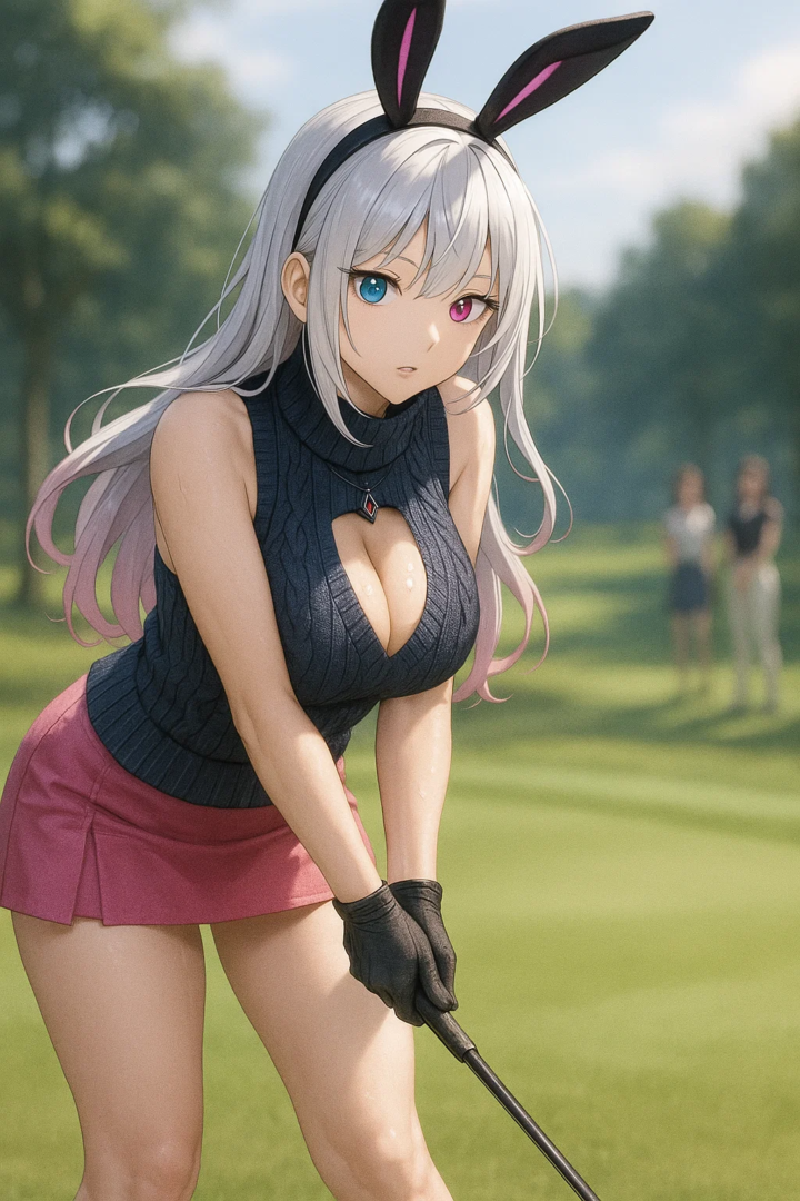 【#AIイラスト】ナイスバーディ!ナイスバディ!!【ゴルフと美女】 44 image 82