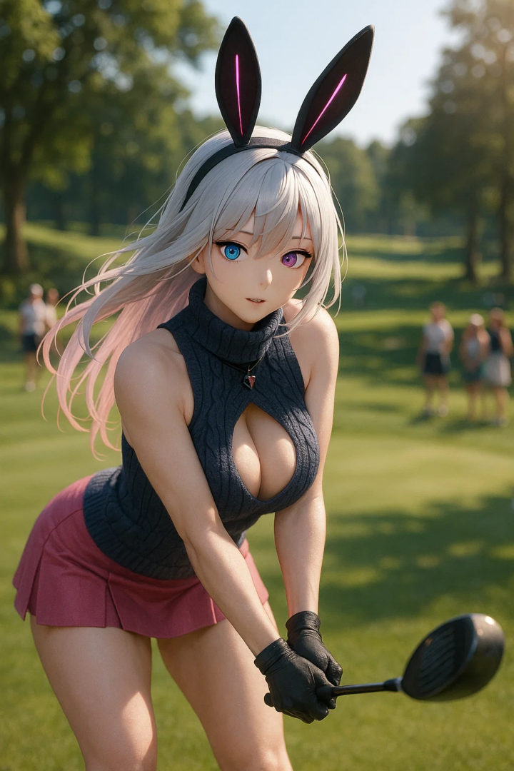 【#AIイラスト】ナイスバーディ!ナイスバディ!!【ゴルフと美女】 45 image 83