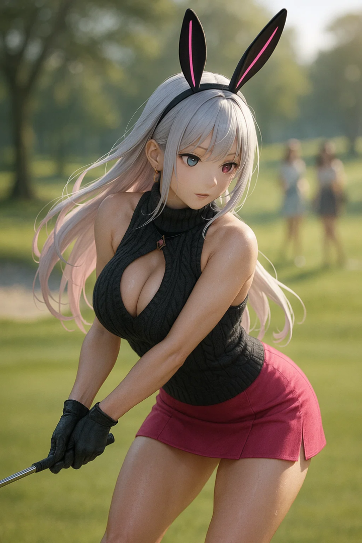 【#AIイラスト】ナイスバーディ!ナイスバディ!!【ゴルフと美女】 30 image 84