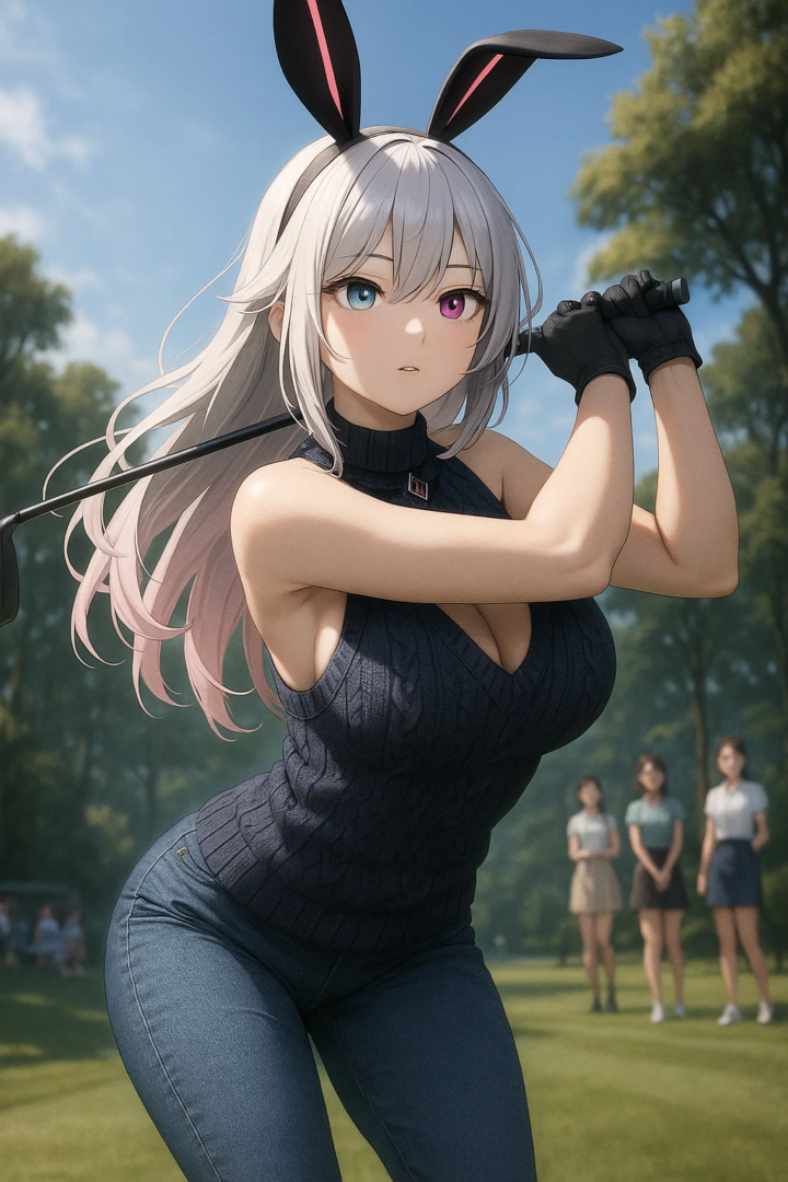 【#AIイラスト】ナイスバーディ!ナイスバディ!!【ゴルフと美女】 35 image 88