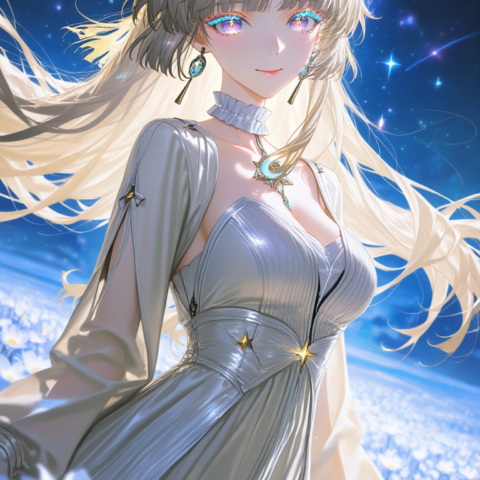 Moriiin代理キャラのAIイラストです