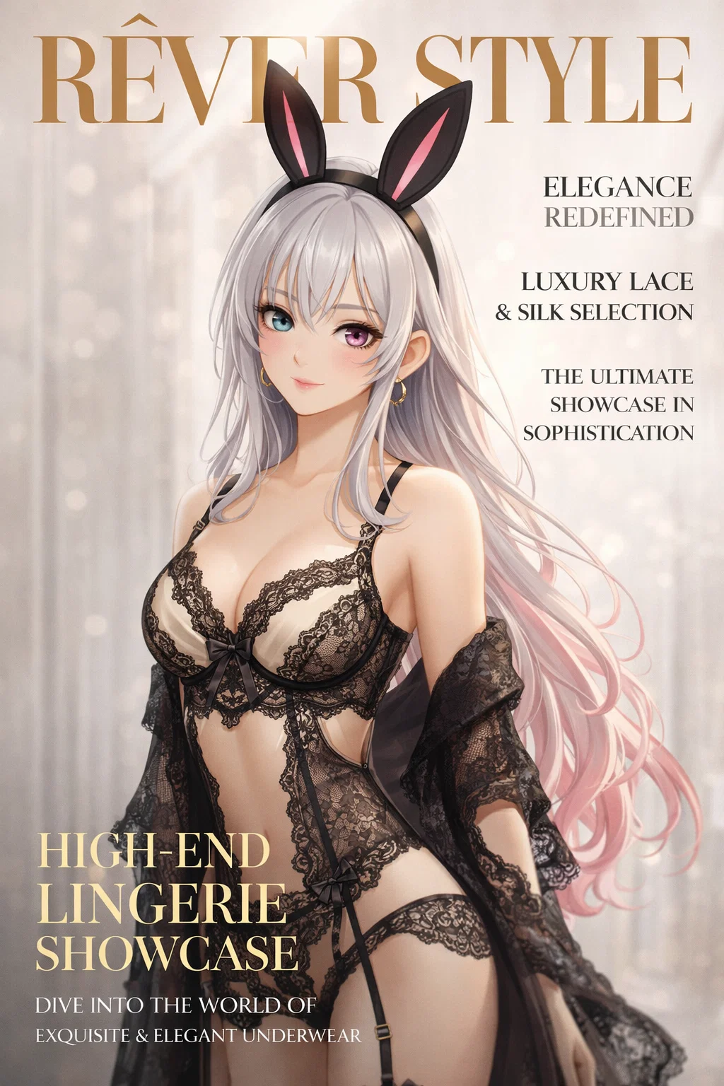 【高級下着】ゴージャスでファビュラスなラグジュアリーランジェリー!【#AIイラスト】 37 image 23