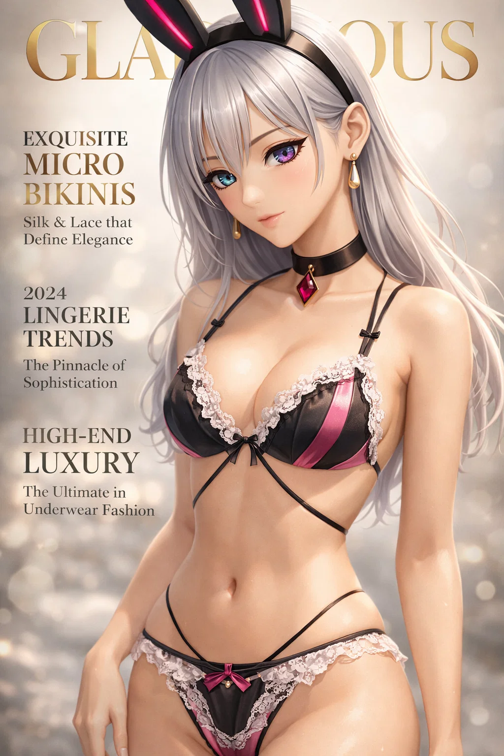 【高級下着】ゴージャスでファビュラスなラグジュアリーランジェリー!【#AIイラスト】 49 image 36