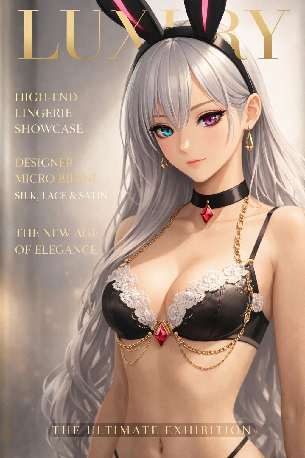 【高級下着】ゴージャスでファビュラスなラグジュアリーランジェリー!【#AIイラスト】 51 image 38