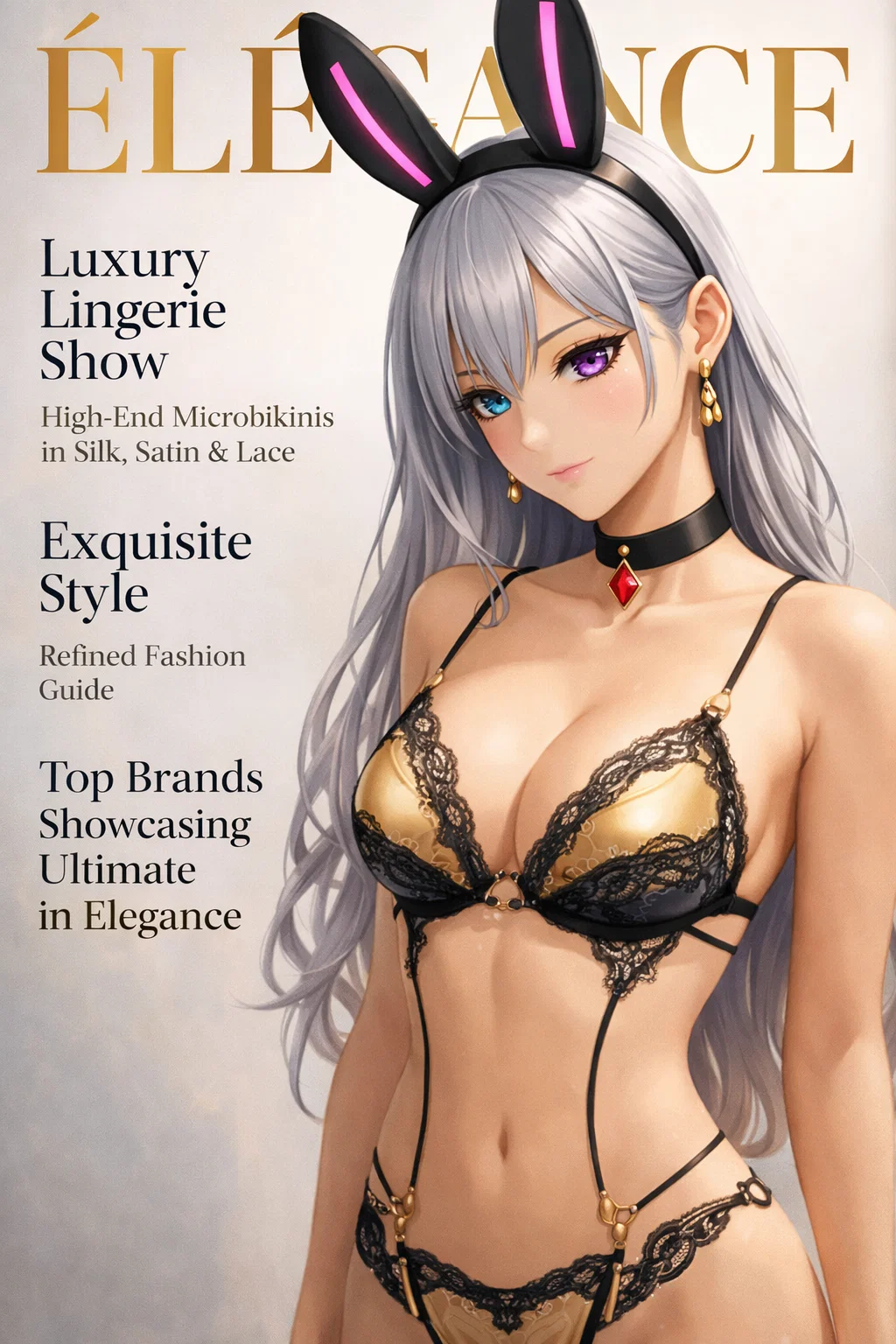 【高級下着】ゴージャスでファビュラスなラグジュアリーランジェリー!【#AIイラスト】 54 image 41