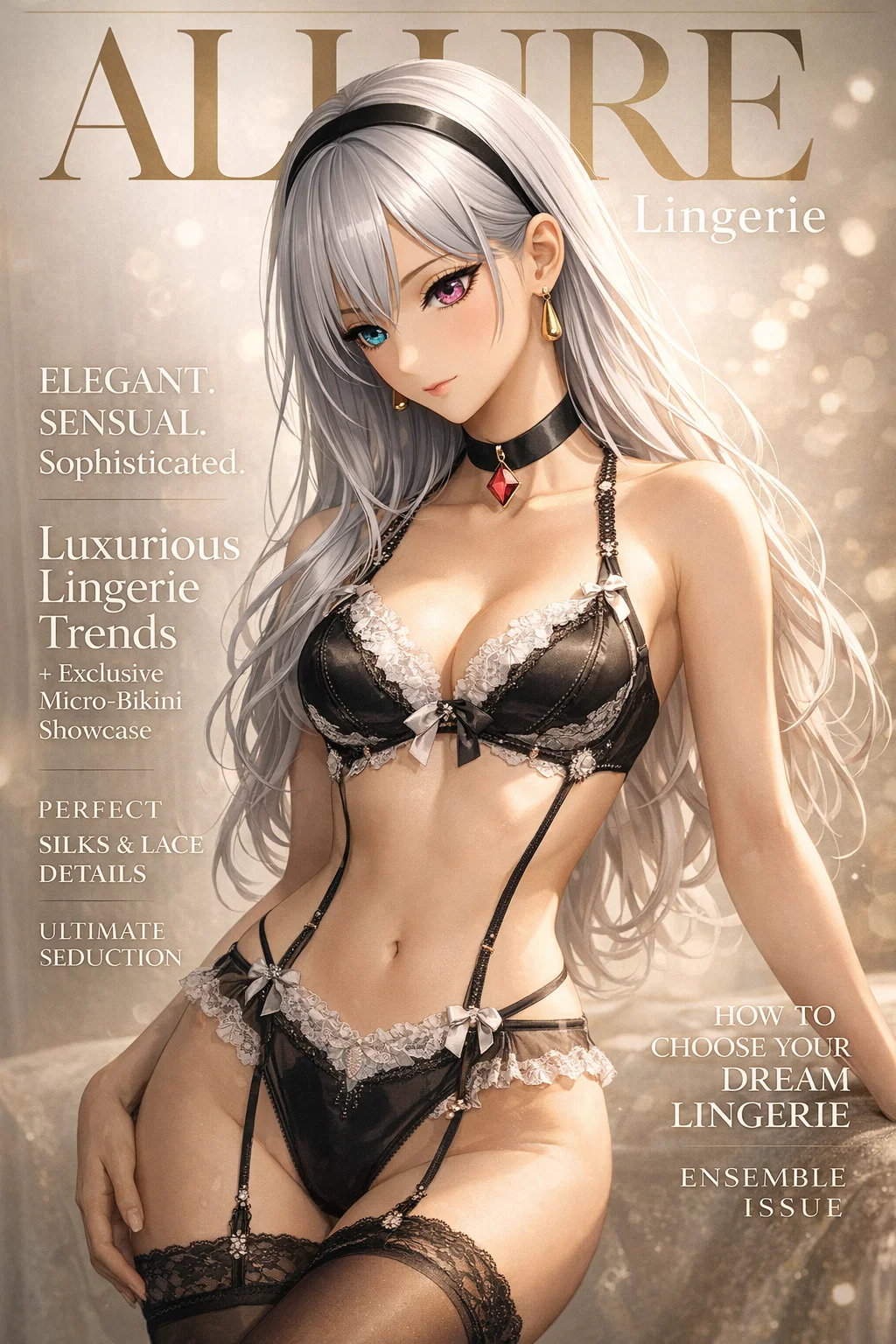 【高級下着】ゴージャスでファビュラスなラグジュアリーランジェリー!【#AIイラスト】 61 image 48