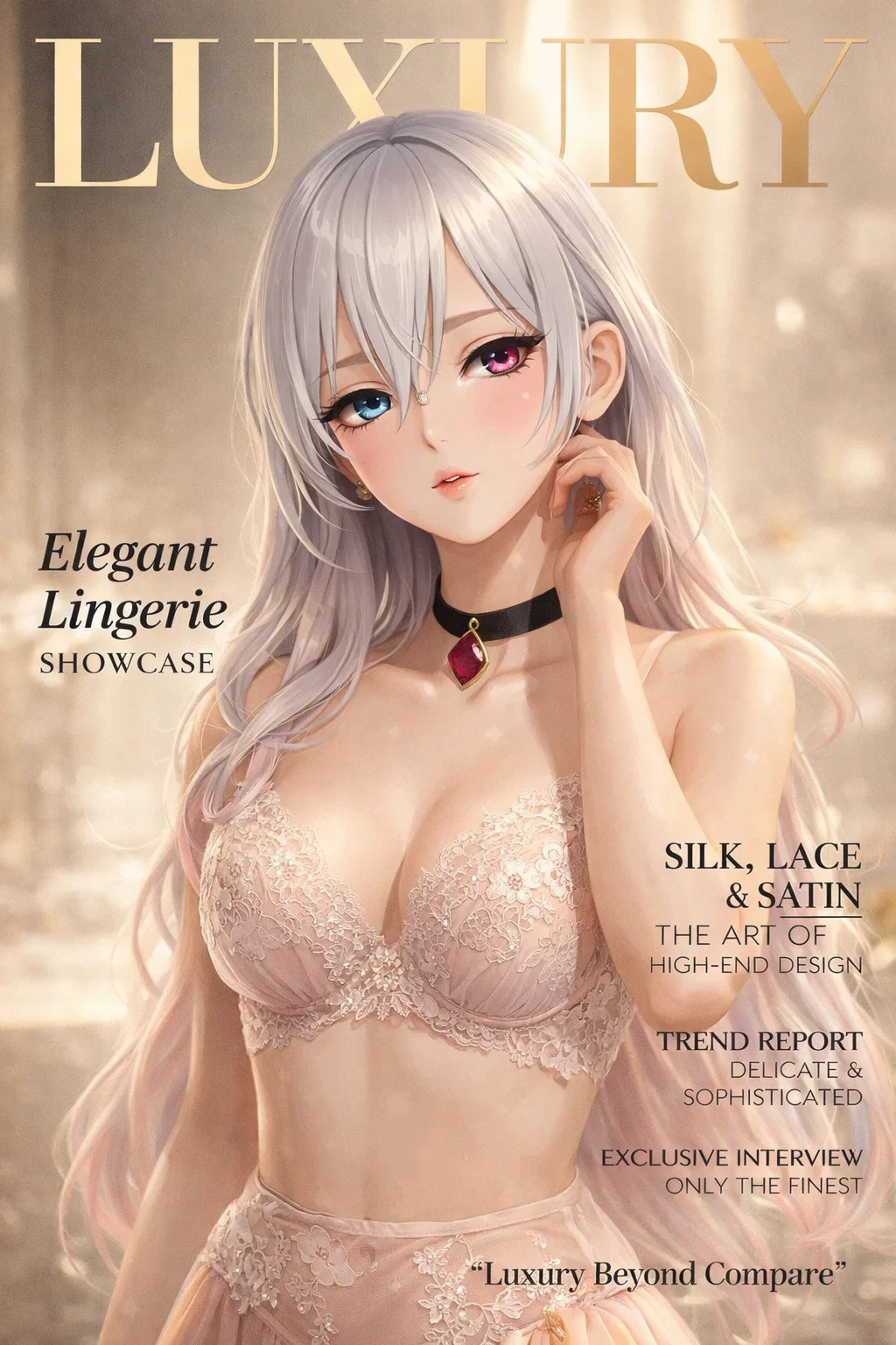 【高級下着】ゴージャスでファビュラスなラグジュアリーランジェリー!【#AIイラスト】 63 image 50