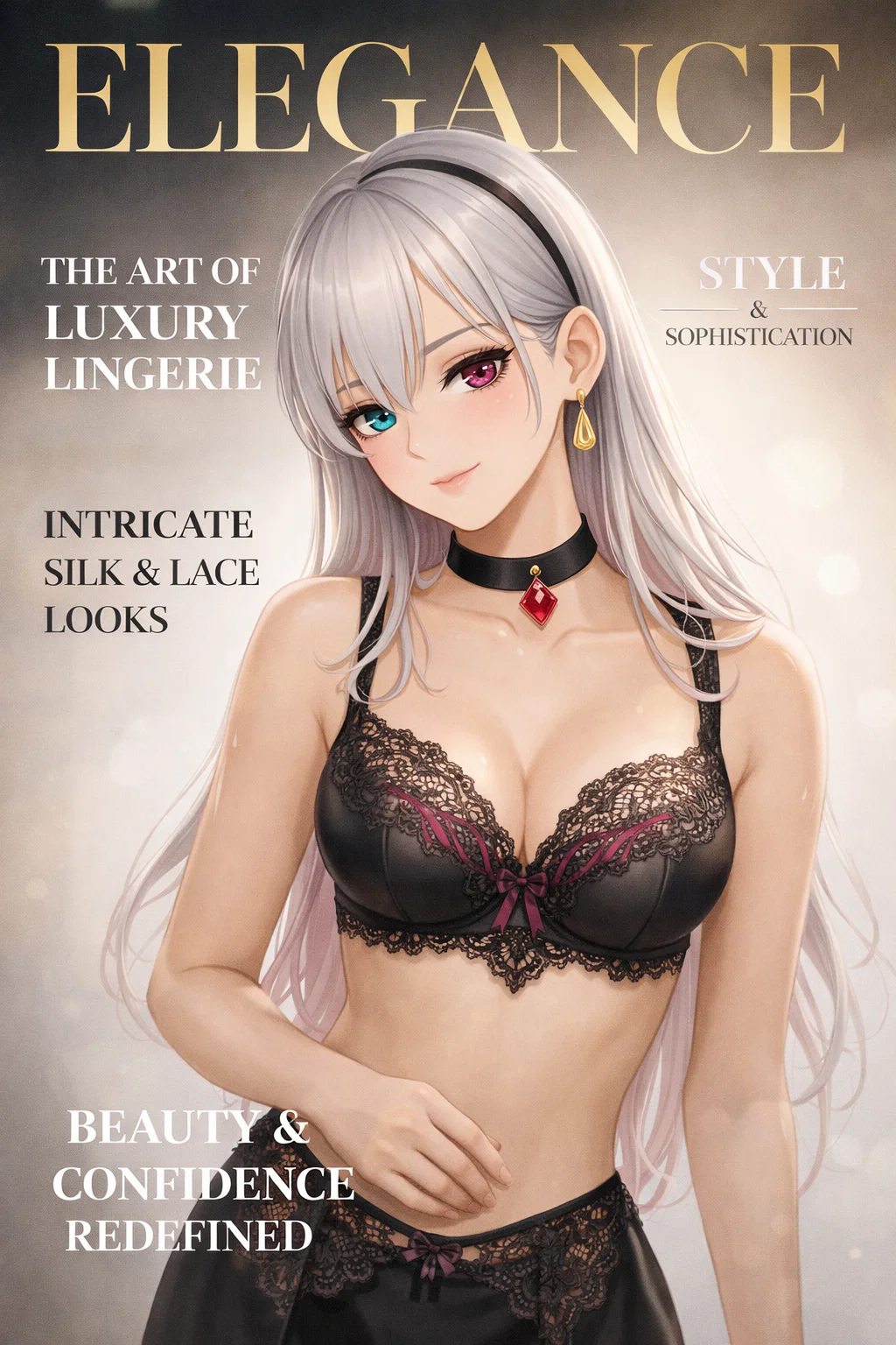 【高級下着】ゴージャスでファビュラスなラグジュアリーランジェリー!【#AIイラスト】 67 image 54