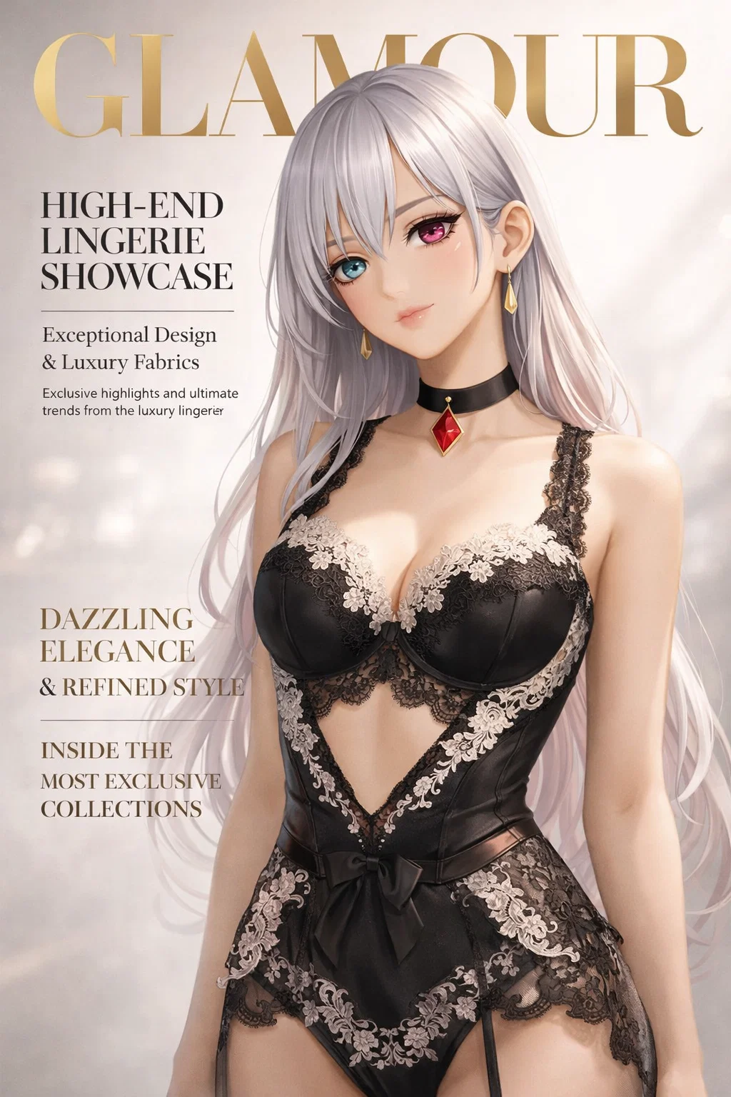 【高級下着】ゴージャスでファビュラスなラグジュアリーランジェリー!【#AIイラスト】 78 image 65