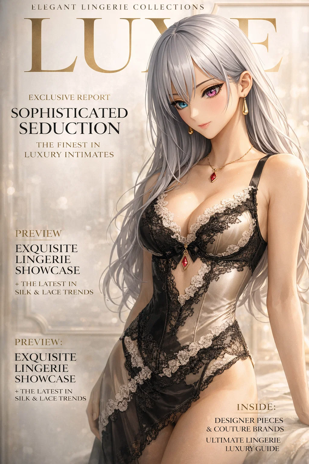 【高級下着】ゴージャスでファビュラスなラグジュアリーランジェリー!【#AIイラスト】 80 image 67
