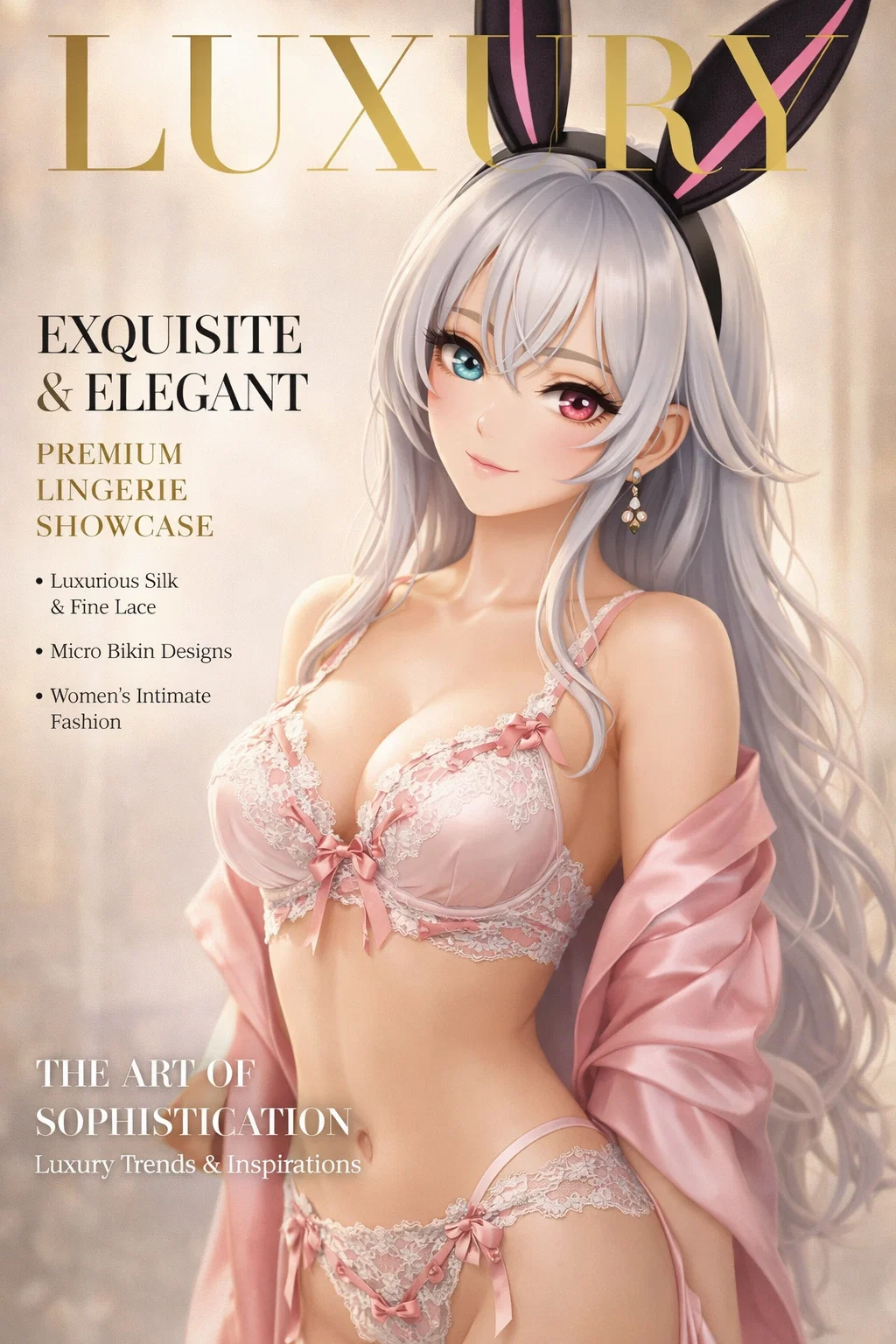 【高級下着】ゴージャスでファビュラスなラグジュアリーランジェリー!【#AIイラスト】 81 image 68