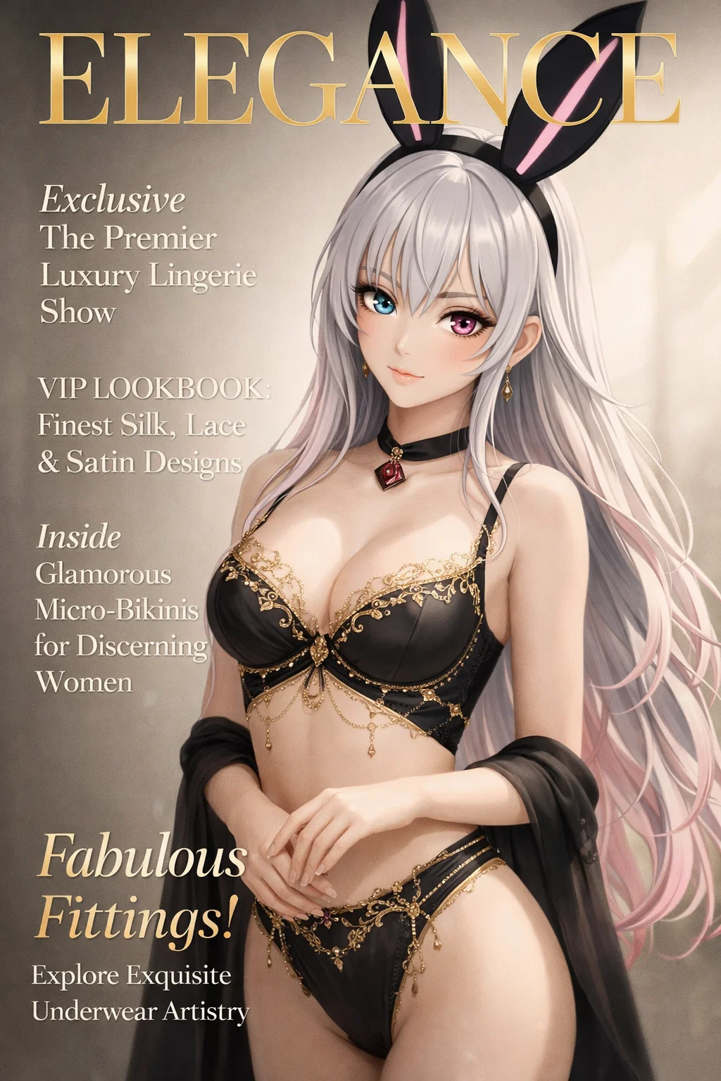 【高級下着】ゴージャスでファビュラスなラグジュアリーランジェリー!【#AIイラスト】 84 image 72