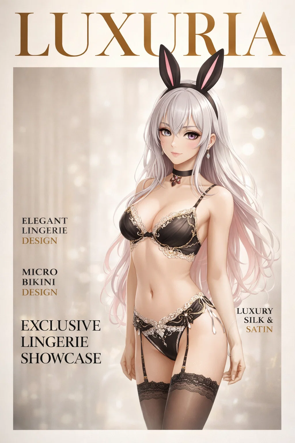 【高級下着】ゴージャスでファビュラスなラグジュアリーランジェリー!【#AIイラスト】 23 image 9